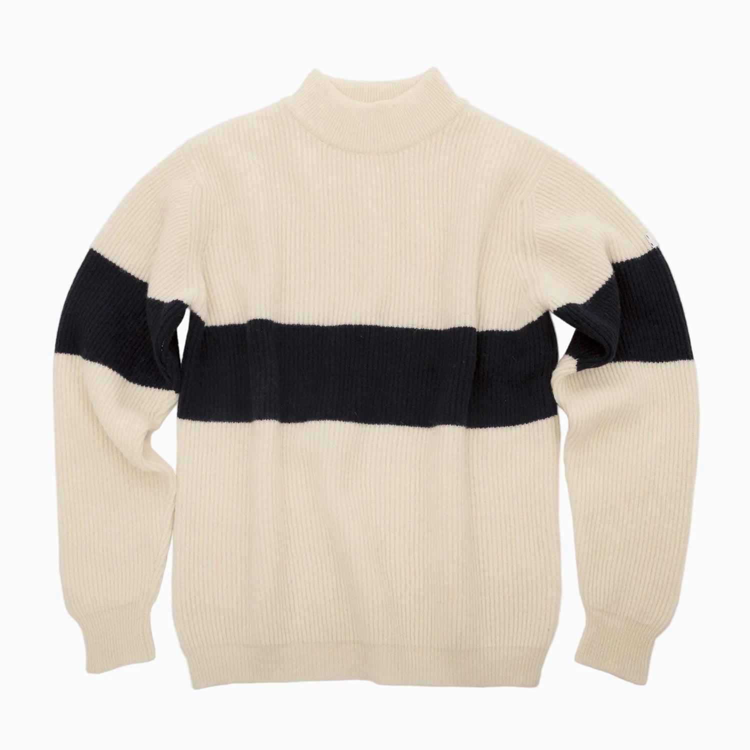 High Mountain Merino Split Sweater White