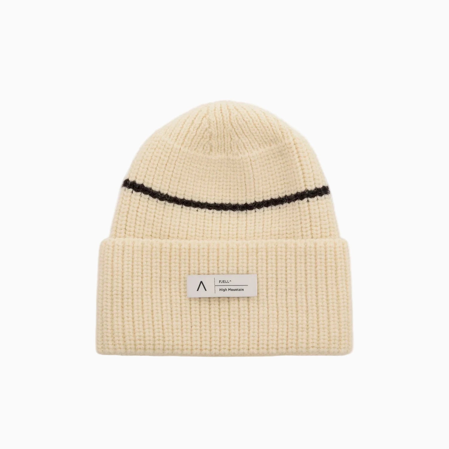 MT High Mountain Merino Hat White/Navy Stripe