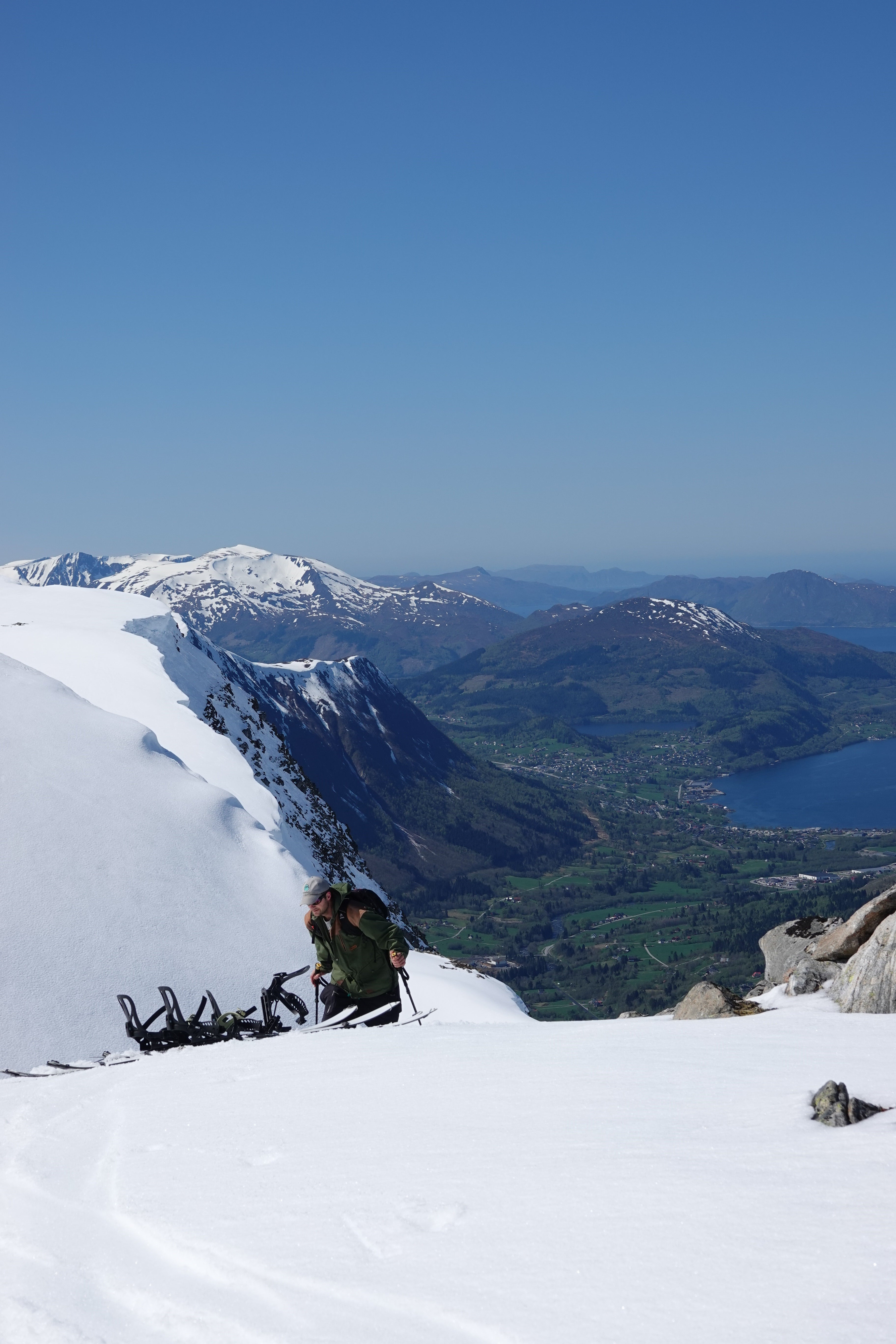 Green valleys to white peaks