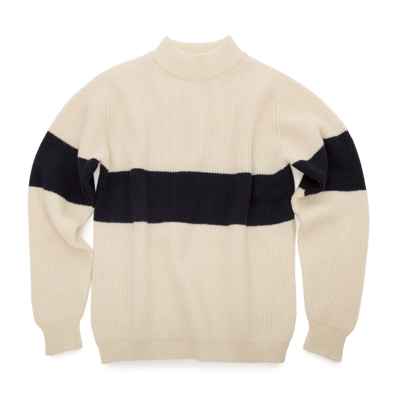 High Mountain Merino Split Sweater White