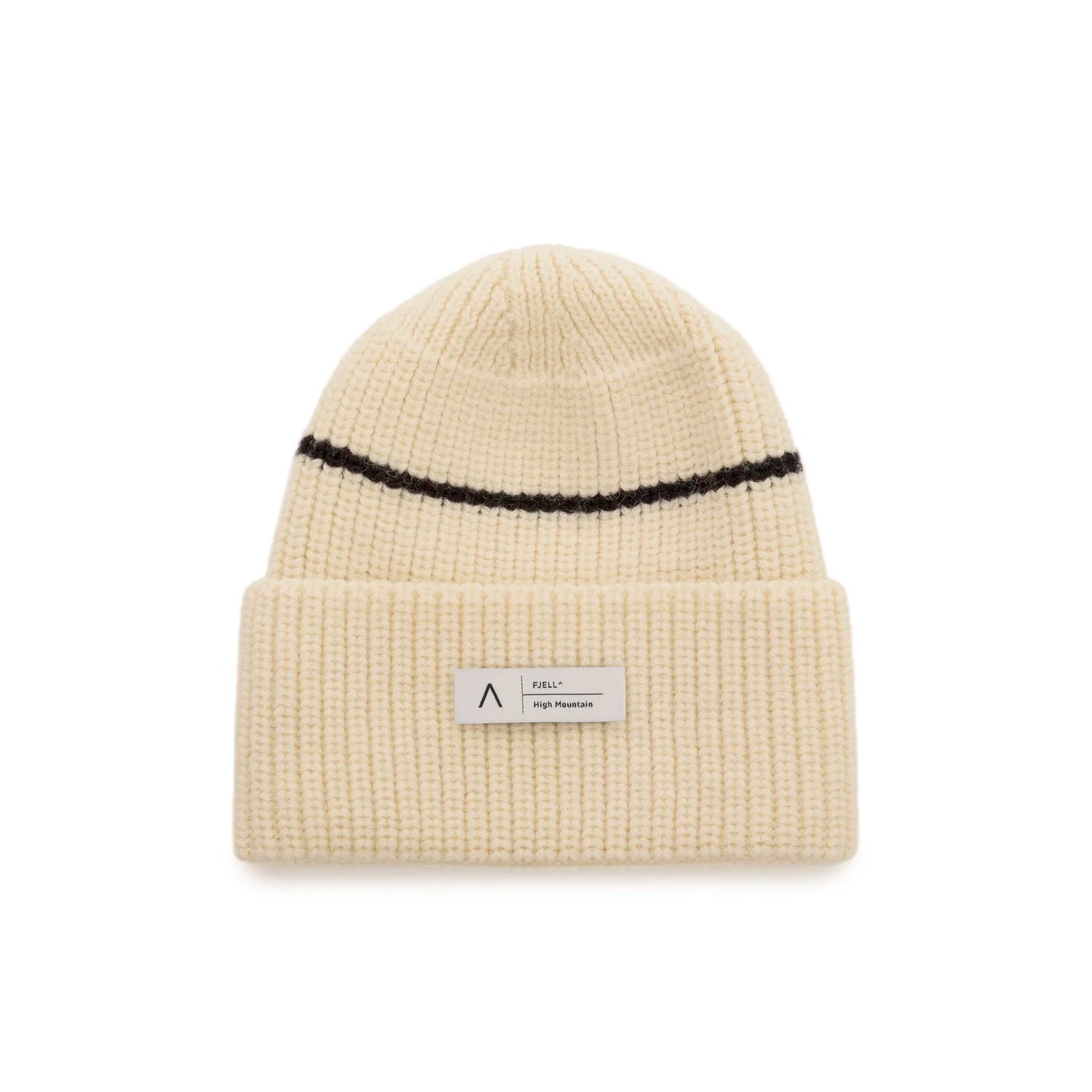 MT High Mountain Merino Hat White/Navy Stripe
